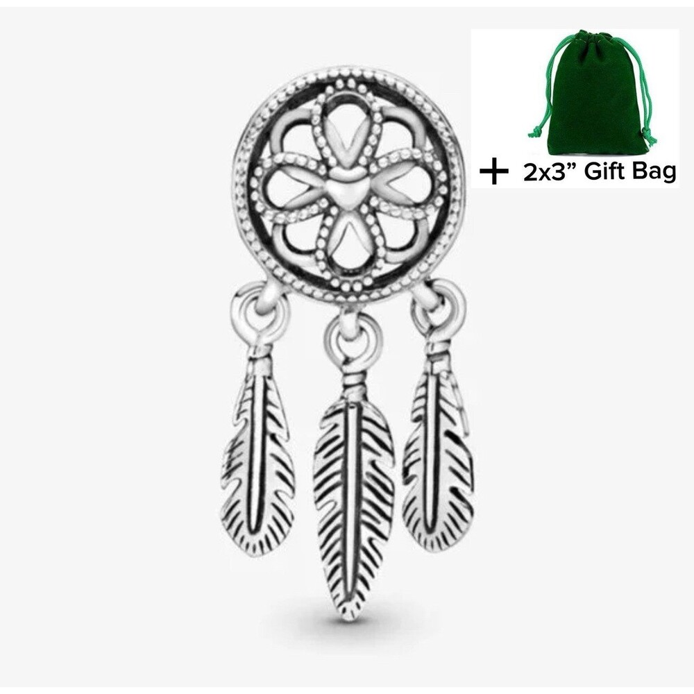Dream Catcher Bracelet Charm | 925 Silver | Brand New